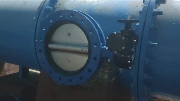 تصليح خط مياه الشرب