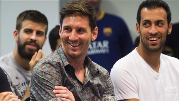 ميسي وبوسكيتس