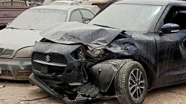 السيارة بعد الحادث