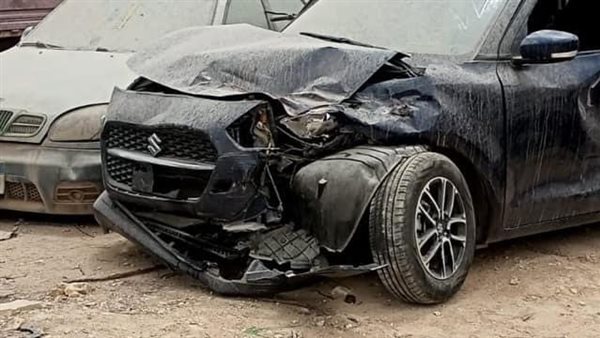 السيارة بعد الحادث