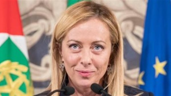  رئيسة الوزراء الإيطالية