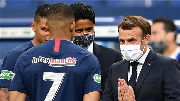  ماكرون ومبابي