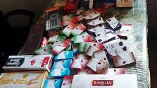 ضبط سجائر أجنبية