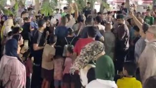 جانب من الوقفة الاحتجاجية