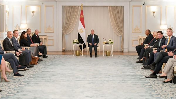 جانب من لقاء الرئيس