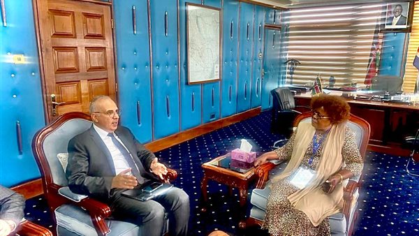 لقء وزير الرى ونظيرته