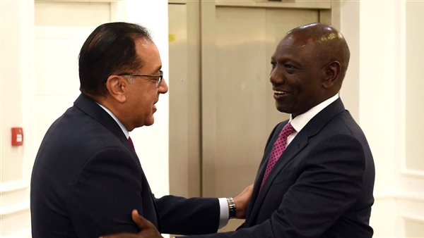 استقبال الرئيس الكينى