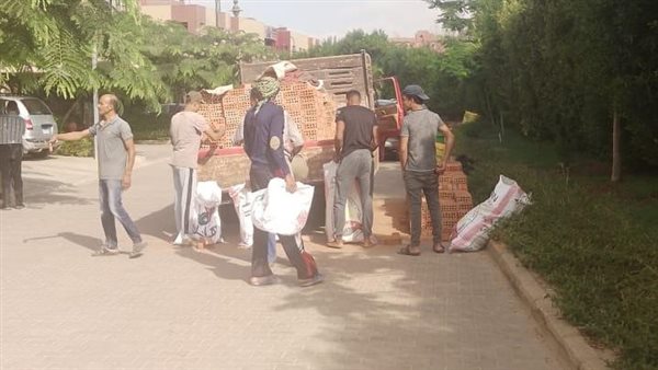 سيارة محملة بالطوب