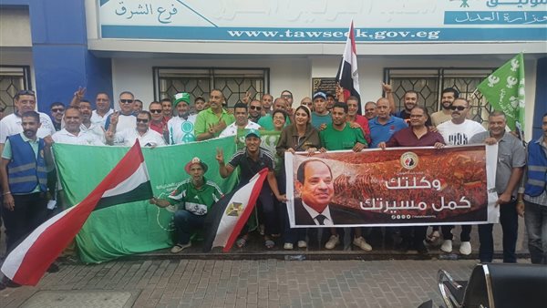 اهالي بورسعيد يؤيدون