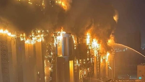 حريق بمديرية أمن