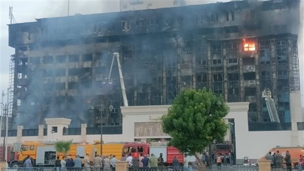 حريق مديرية أمن الإسماعيلية