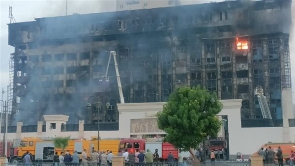 حريق مديريه امن الاسماعيليه