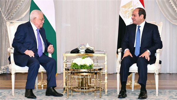 الرئيس ونظيره الفلسطيني