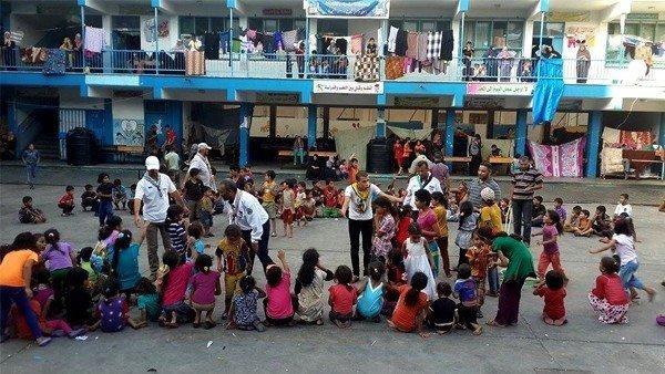 مراكز إيواء الأونروا