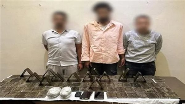 المتهمين والمضبوطات