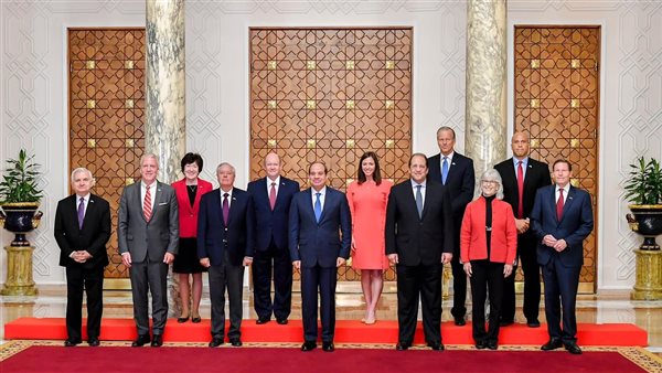 لقاء الرئيس بالوفد