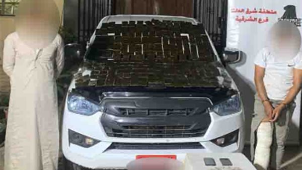 المتهمين والمضبوطات