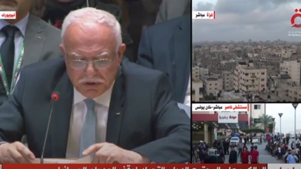  وزير الخارجية الفلسطيني