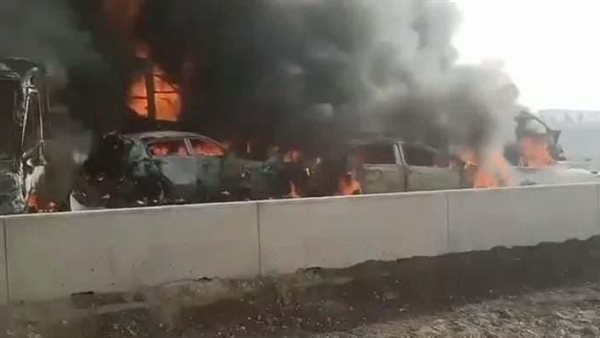 جانب من الحادث 