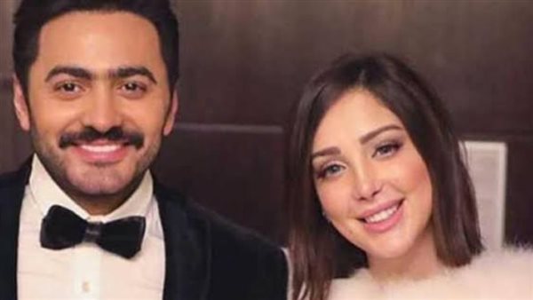 تامر حسني وبسمة بوسيل