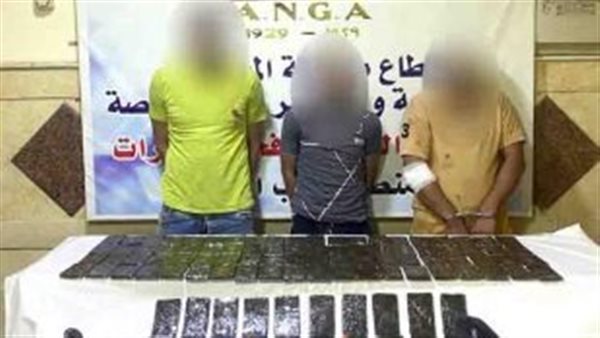 المتهمين والمضبوطات