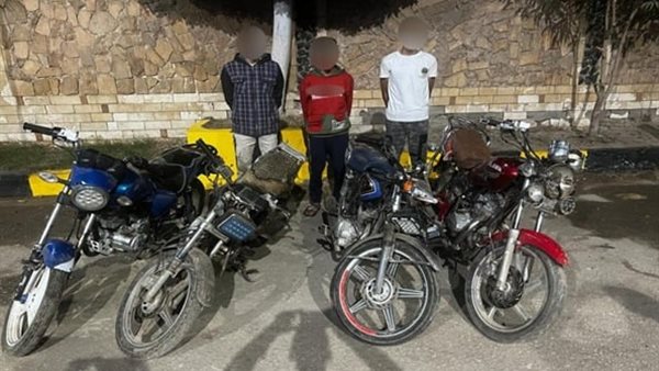 المتهمين والمضبوطات