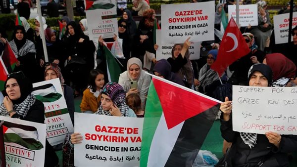 مظاهرات مؤيدة للفلسطينين