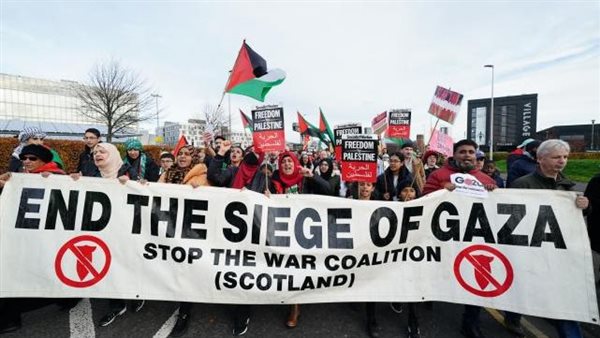 مظاهرات دعم غزة