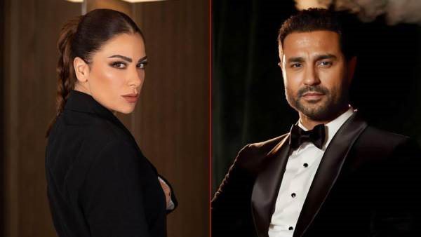 كريم فهمي وصبا مبارك