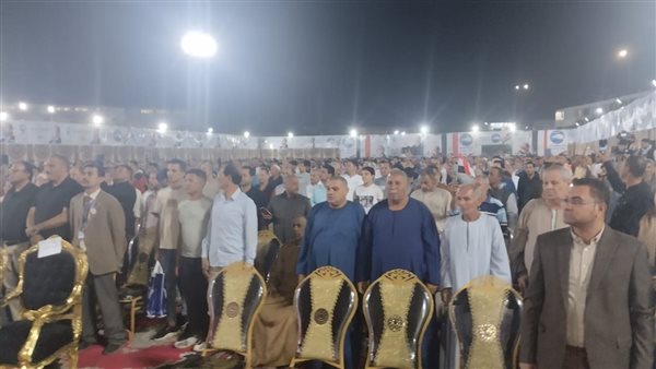 جانب من حشد الرئيس