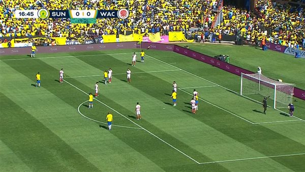 جانب من مباراة صن