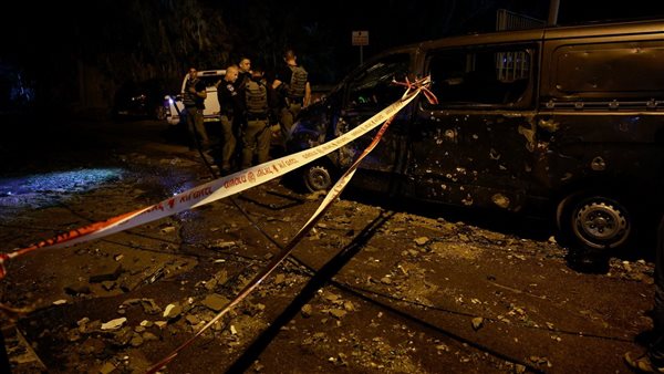 الدمار في تل أبيب