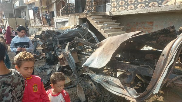 جانب من الحادث 