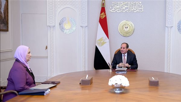 الرئيس ووزيرة التضامن