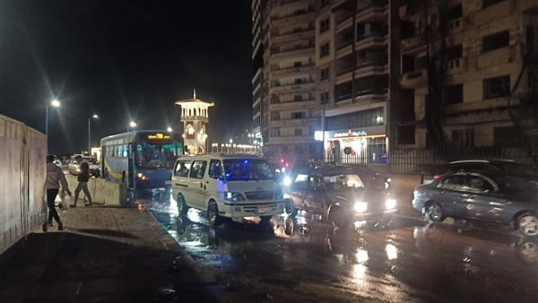 هطول أمطار في الاسكندرية