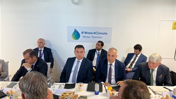 وزير الري اثناء مشاركته