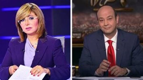 عمرو أديب وزوجته