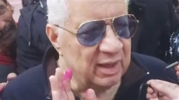  مرتضى منصور يدلي