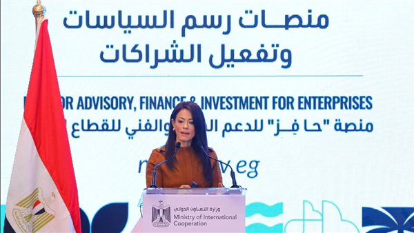 وزيرة التعاون الدولي