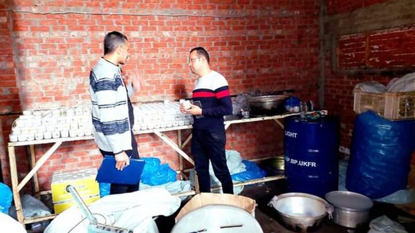 ضبط مصنع مستحضرات