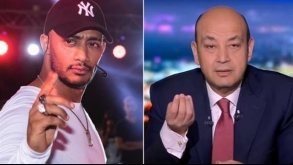 عمرو أديب ومحمد رمضان