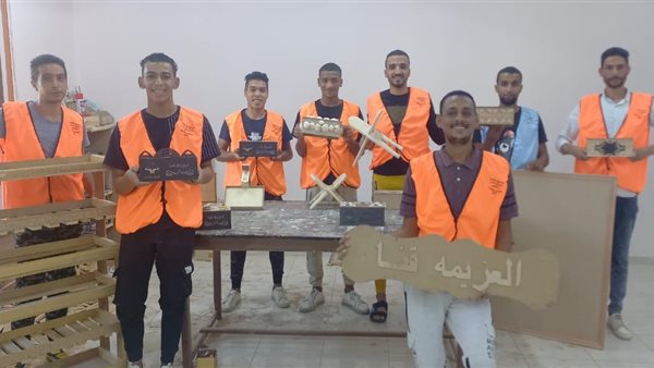 جانب من تدريب المتعافين