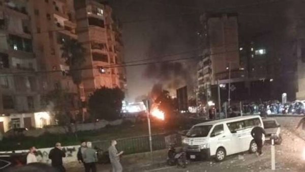 انفجار ضاحية لبنان