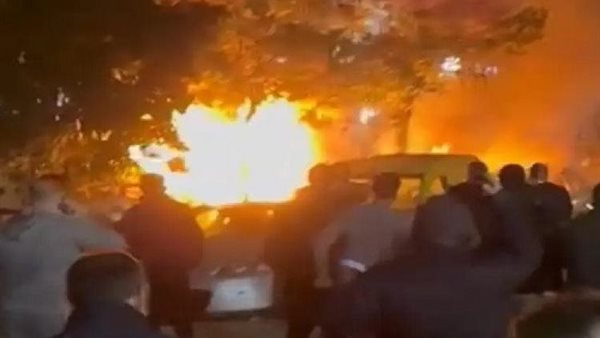 جانب من الانفجار