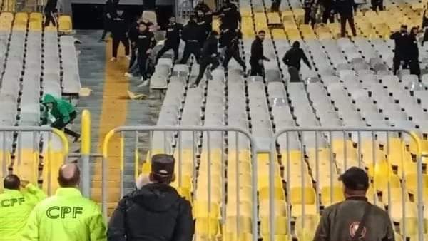 أحداث مباراة المصري