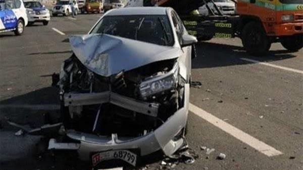  تصادم سيارة ملاكي