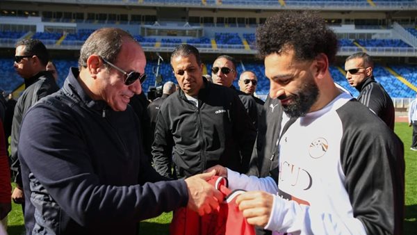 محمد صلاح والرئيس