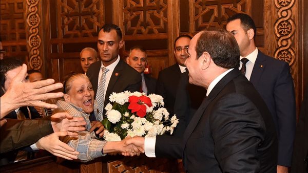 جانب من استقبال الأقباط