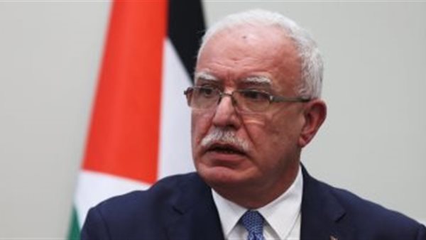 وزير الخارجية الفلسطينى