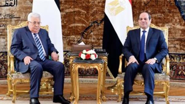 الرئيس المصري والفلسطيني